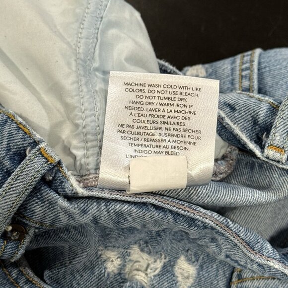 Boyish by Her Womens 32 The Tommy Straight Leg Authentic Distressed Blue Jeans - Picture 12 of 16